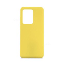 Capa de Silicone para Samsung Galaxy S20 Ultra/S11 Plus Amarelo Capa de Silicone para Samsung Galaxy S20 Ultra/S11 Plus Amarelo